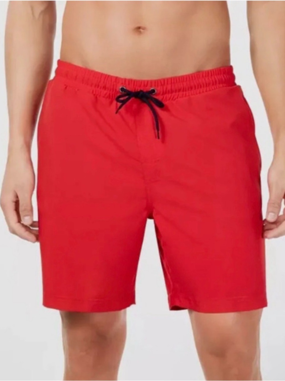 Club Room Men's Quick-Dry Performance Solid 7" Swim Trunks